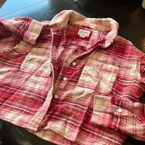 American Eagle Flannel cropped  size medium